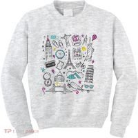 Travel The World Cute Kids Sweatshirt thumb 0