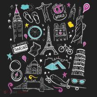 Travel The World Cute Women's Sweatshirt thumb 2