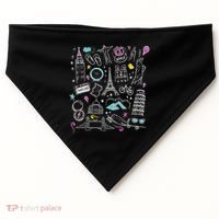 Travel The World Cute USA-Made Doggie Bandana thumb 0