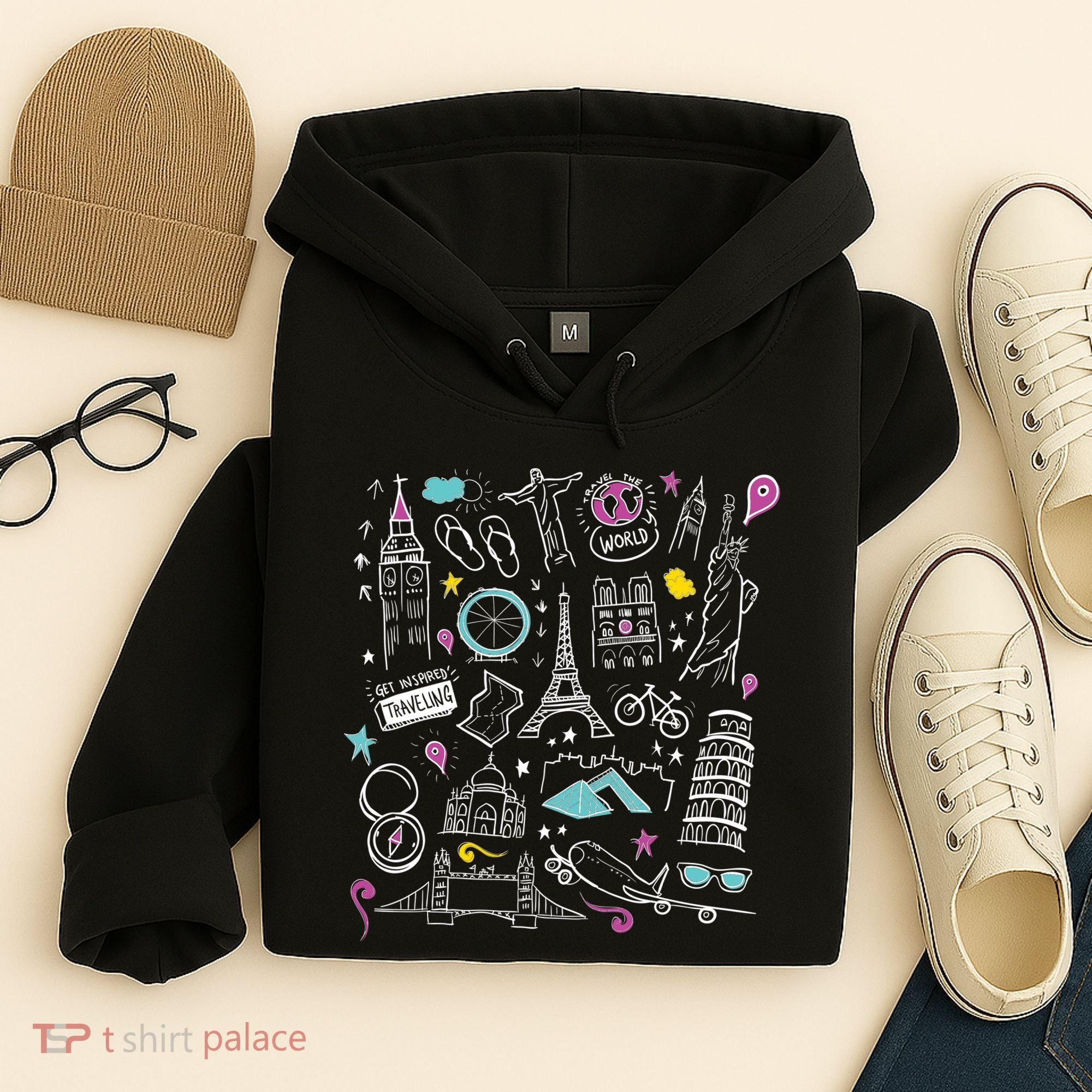 Travel The World Cute Hoodie