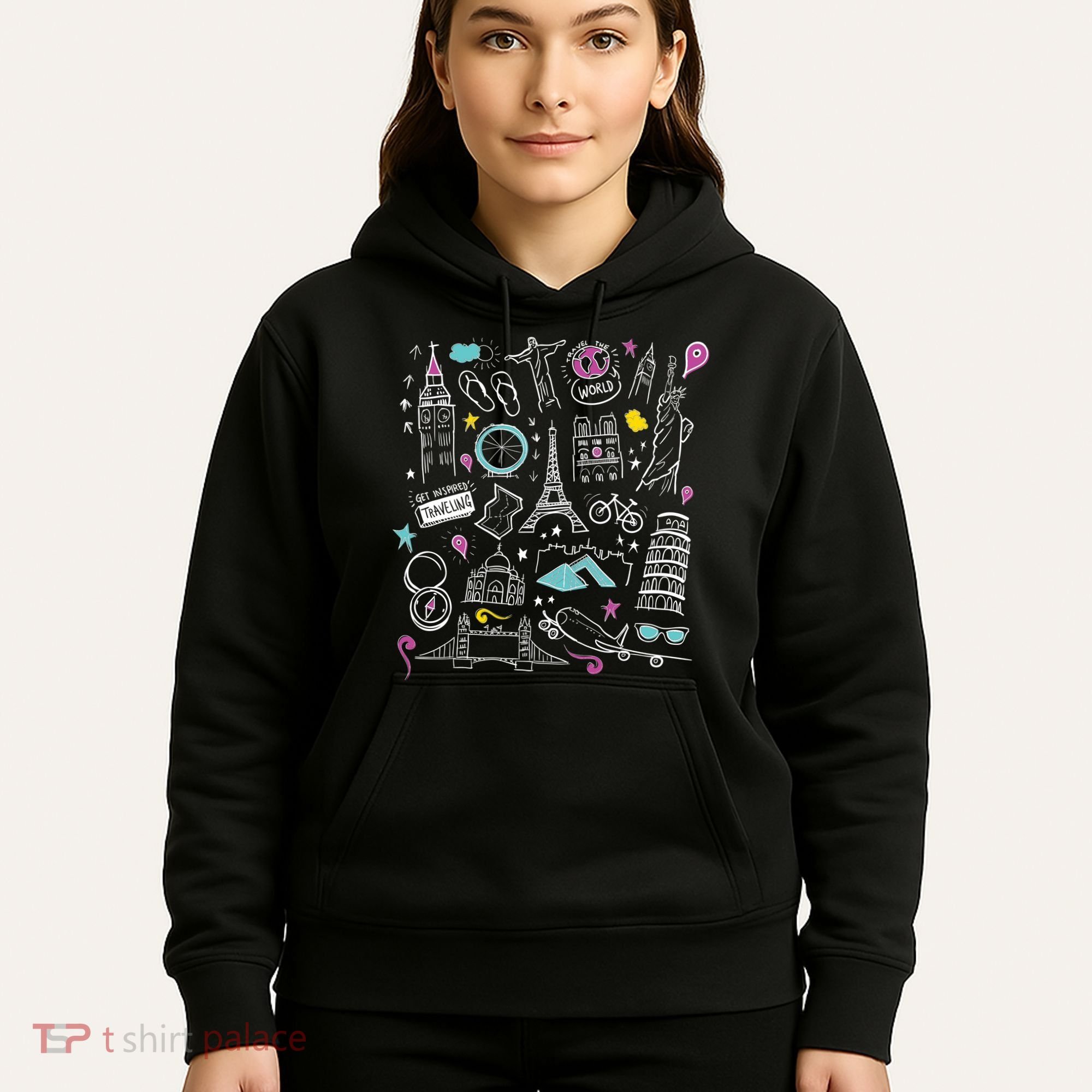 Travel The World Cute Hoodie