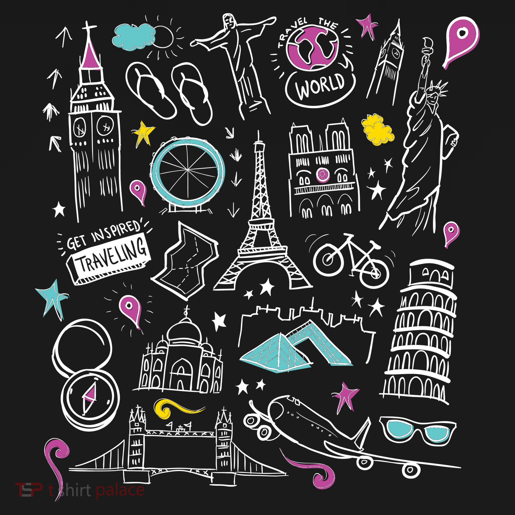 Travel The World Cute Hoodie