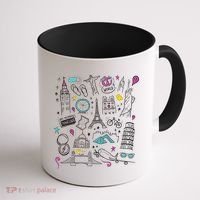 Travel The World Cute Coffee Mug thumb 1