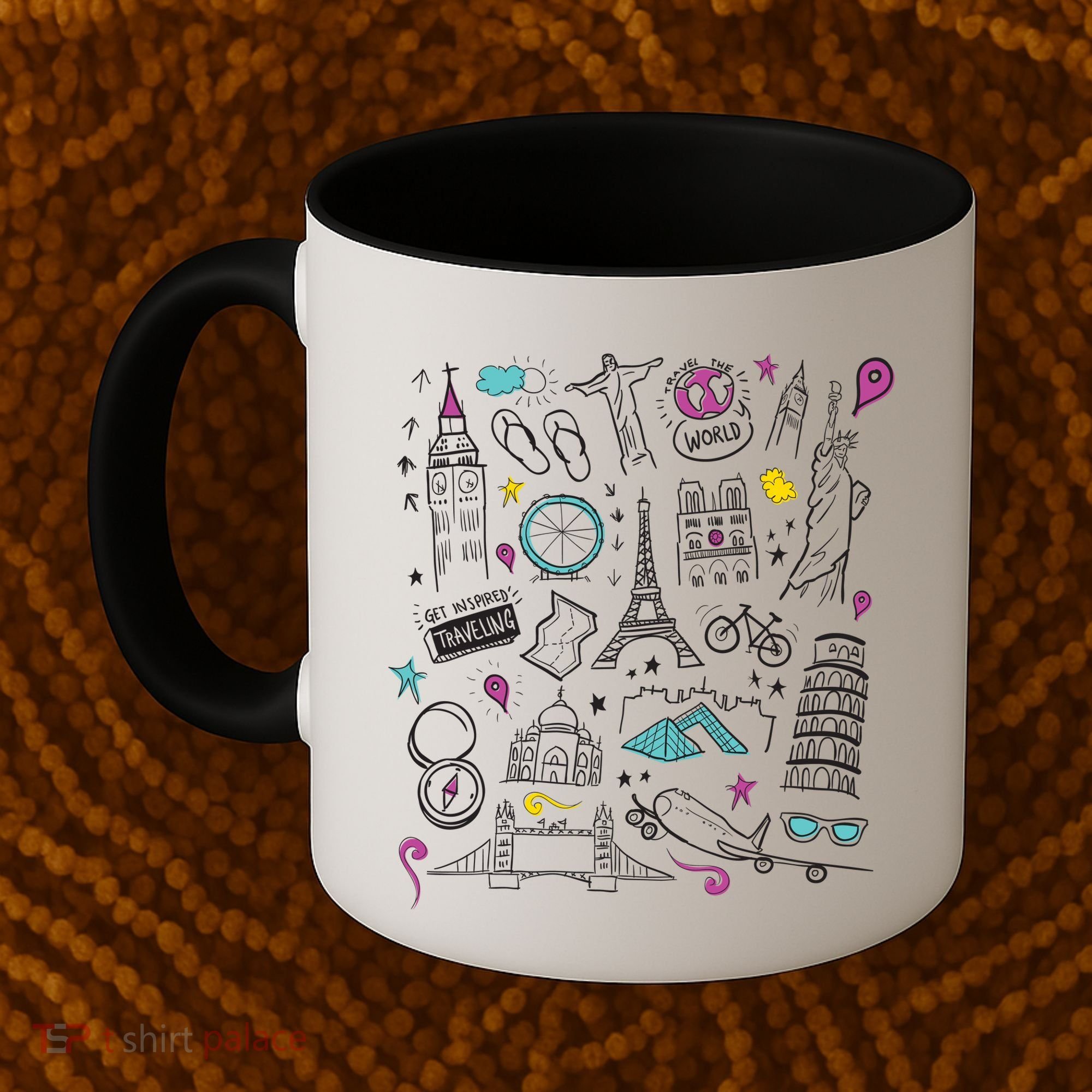 Travel The World Cute Coffee Mug