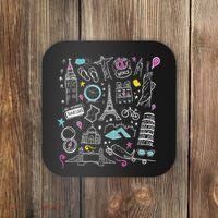 Travel The World Cute Coaster thumb 0