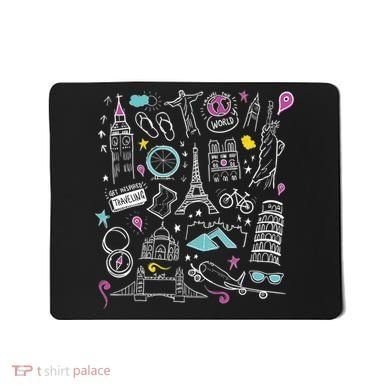 Travel The World Cute Mousepad