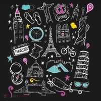 Travel The World Cute Toddler Hoodie thumb 2