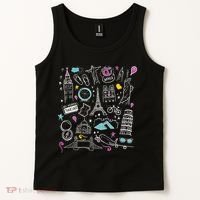 Travel The World Cute Tank Top thumb 2