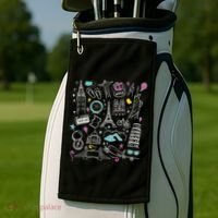 Travel The World Cute Golf Towel thumb 2