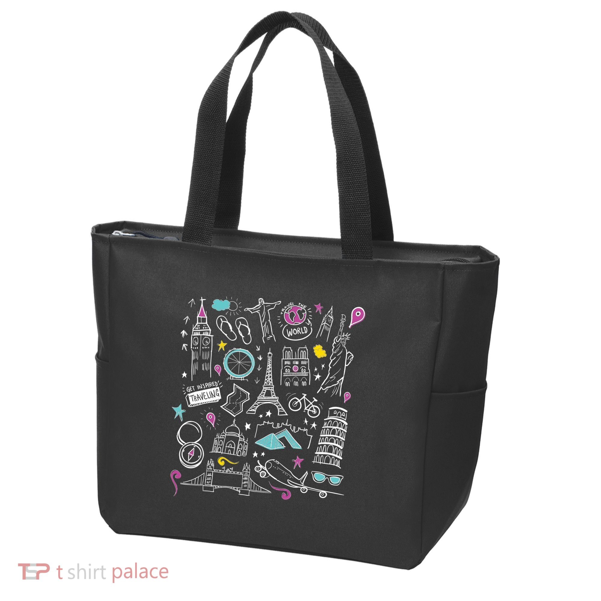 Travel The World Cute Tote Bag