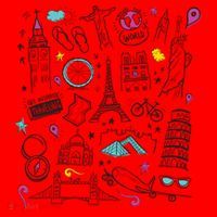 Travel The World Cute Santa Hat thumb 1