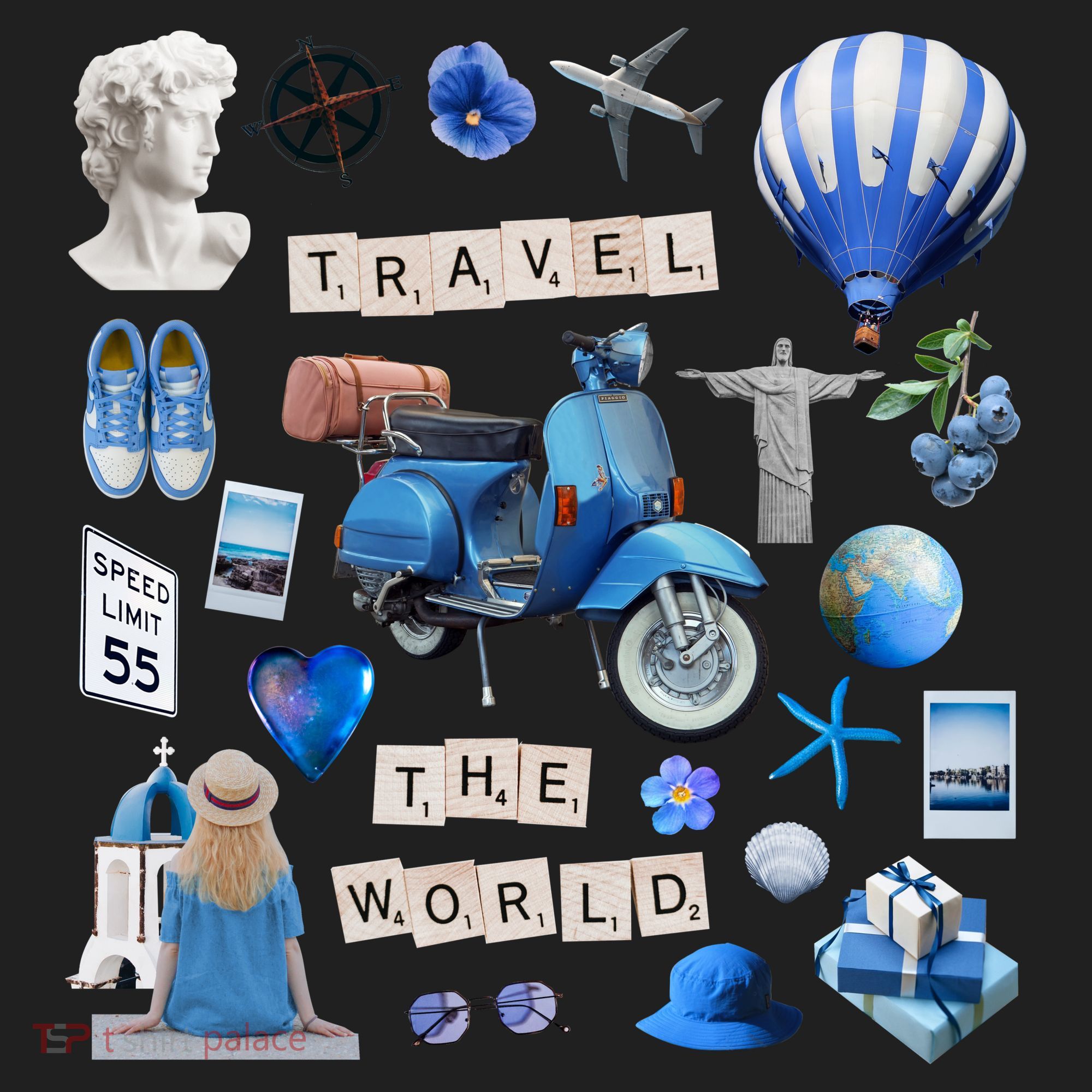 Travel The World Tourist Women's Sweatshirt