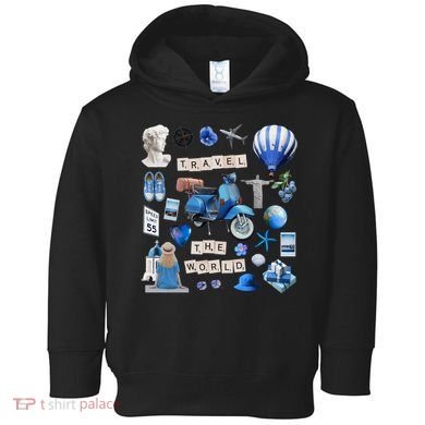 Travel The World Tourist Toddler Hoodie