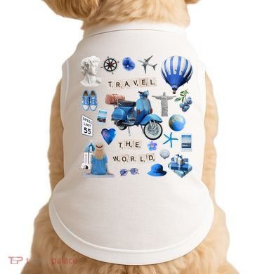 Travel The World Tourist Doggie Tank
