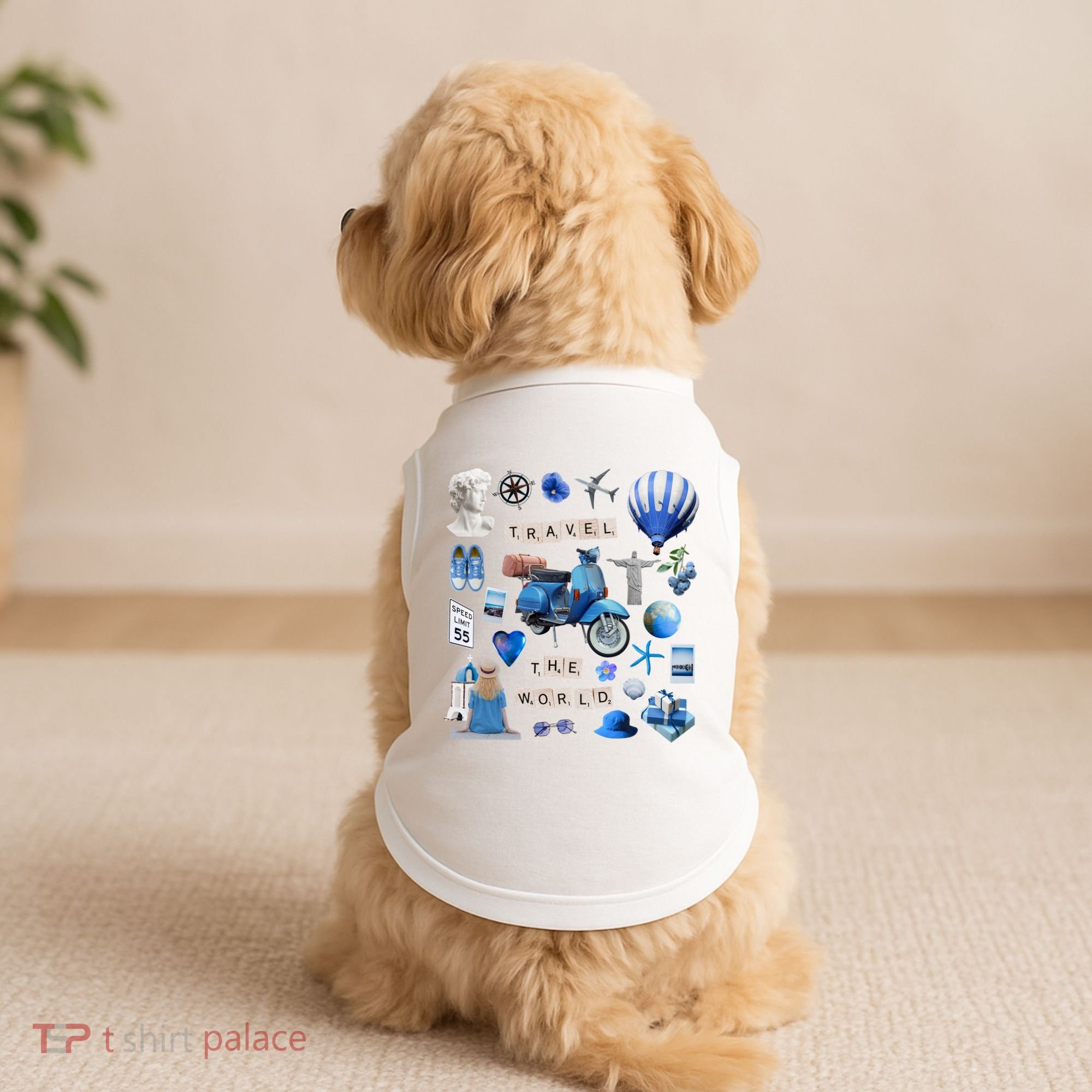 Travel The World Tourist Doggie Tank