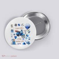 Travel The World Tourist Button thumb 0