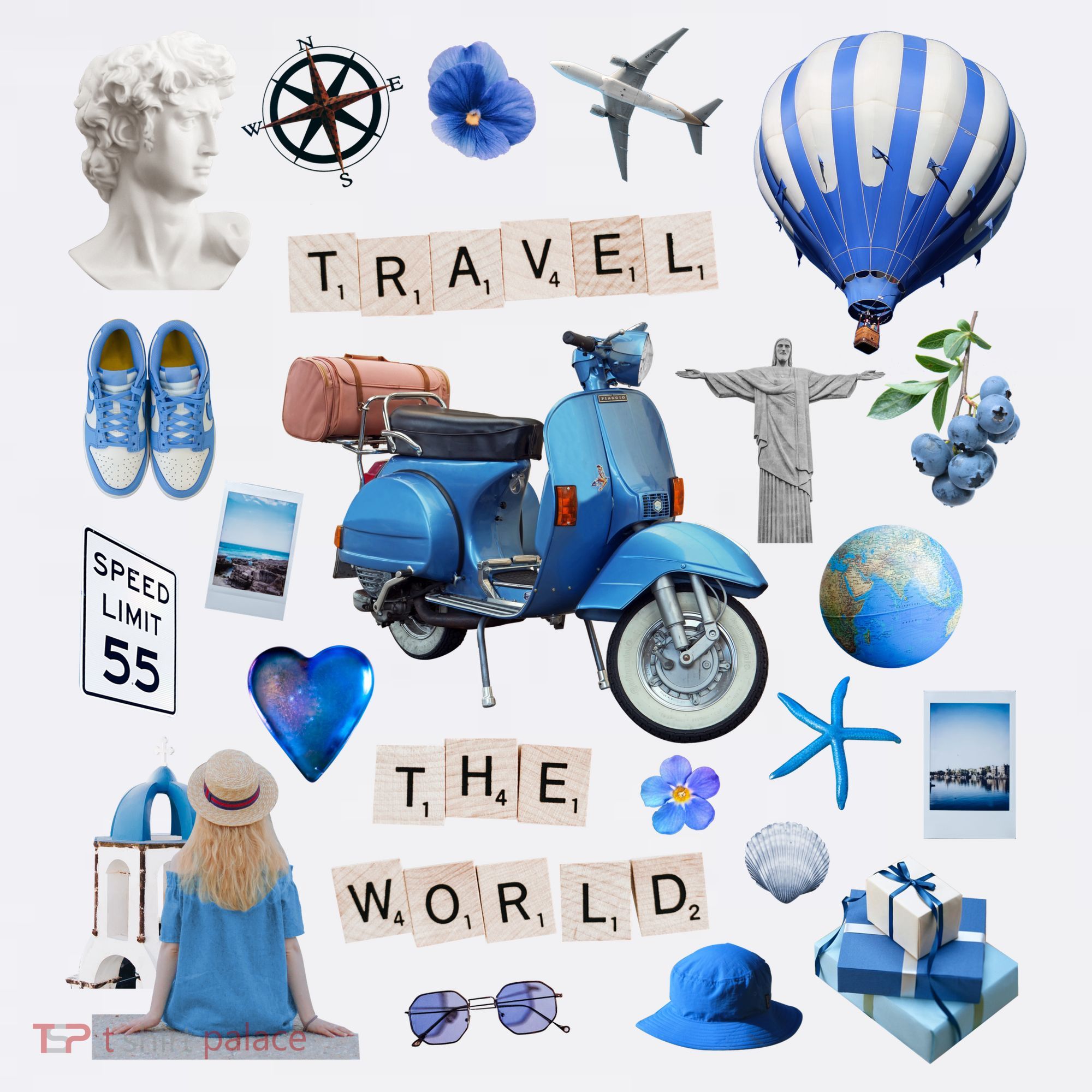 Travel The World Tourist Women's Hoodie