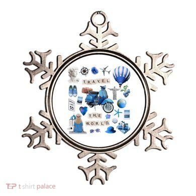Travel The World Tourist Ornament