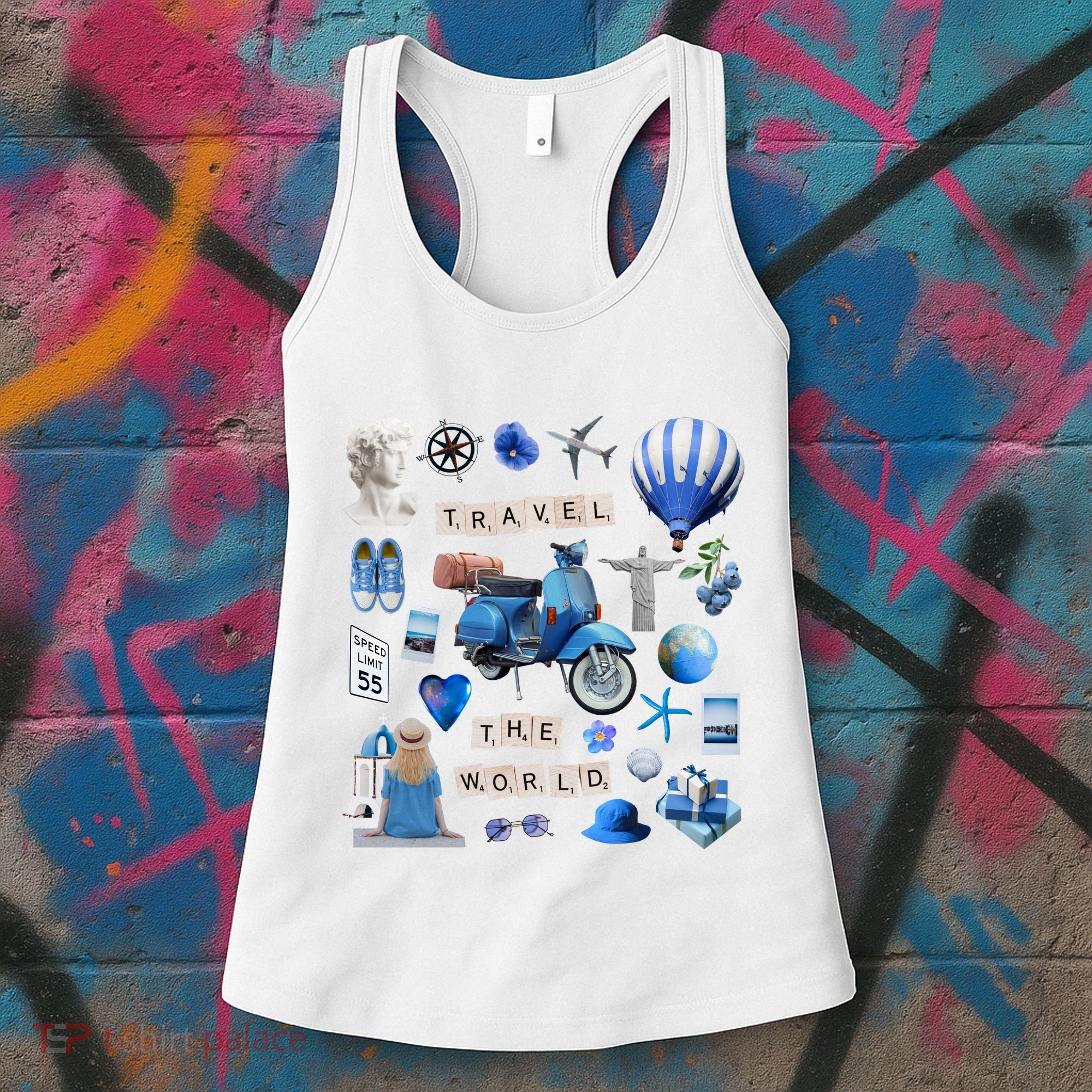 Travel The World Tourist Women's Tank Top