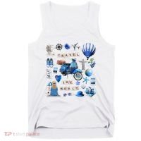 Travel The World Tourist Tank Top thumb 0