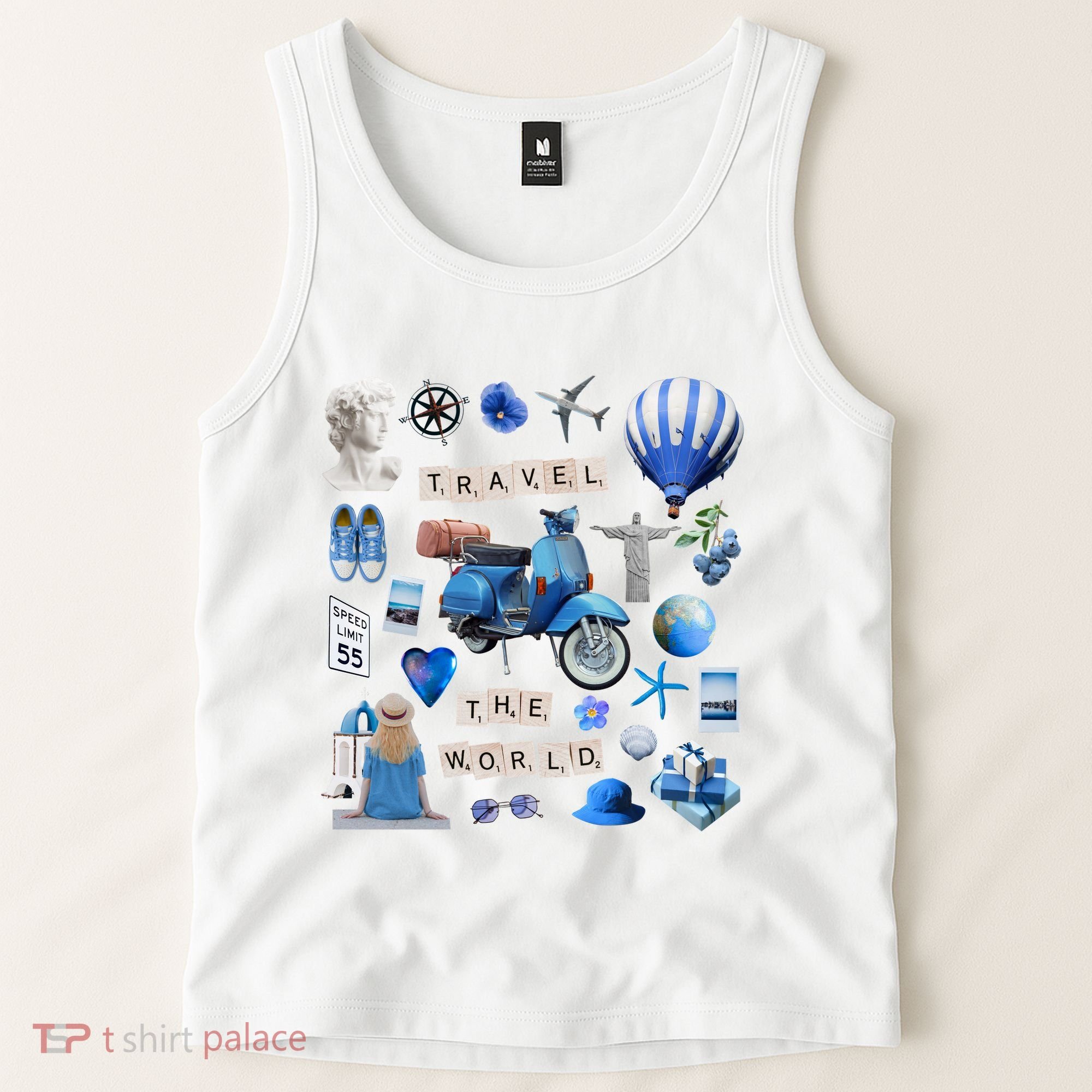 Travel The World Tourist Tank Top