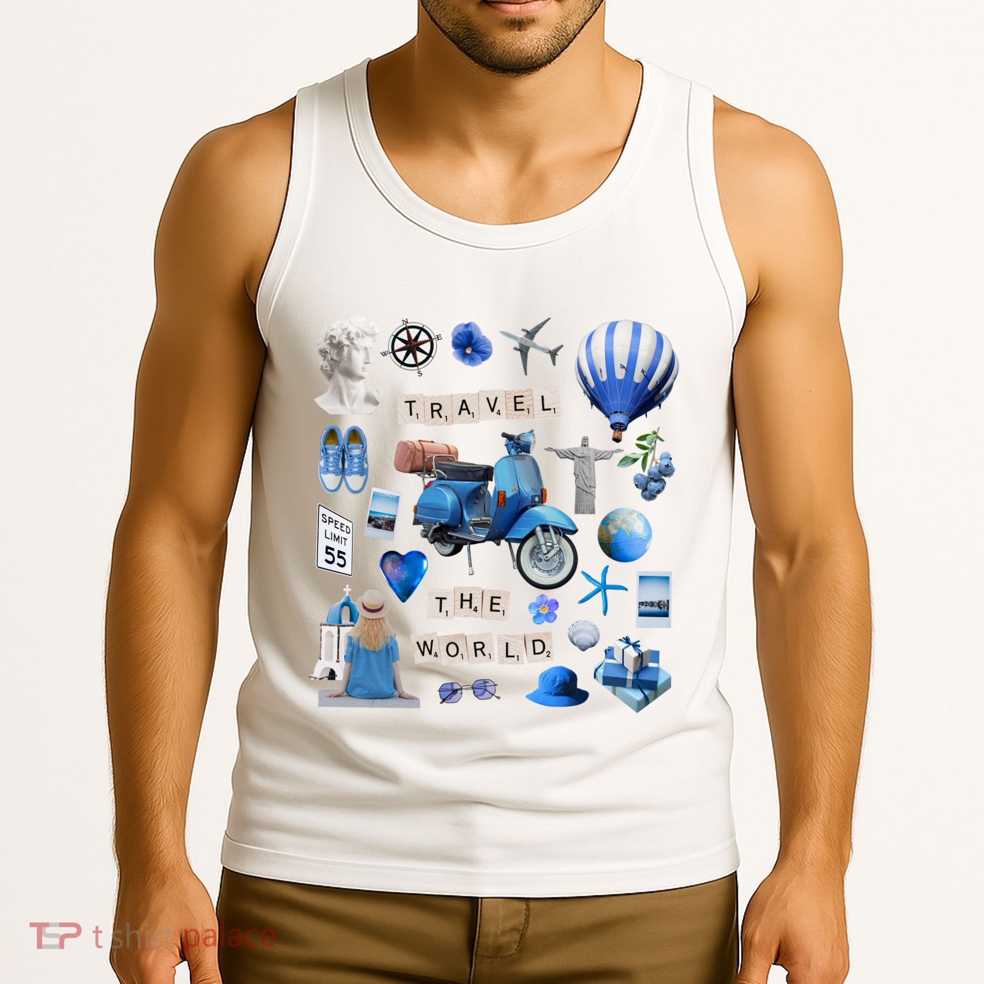 Travel The World Tourist Tank Top
