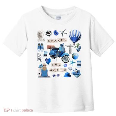 Travel The World Tourist Toddler T-Shirt