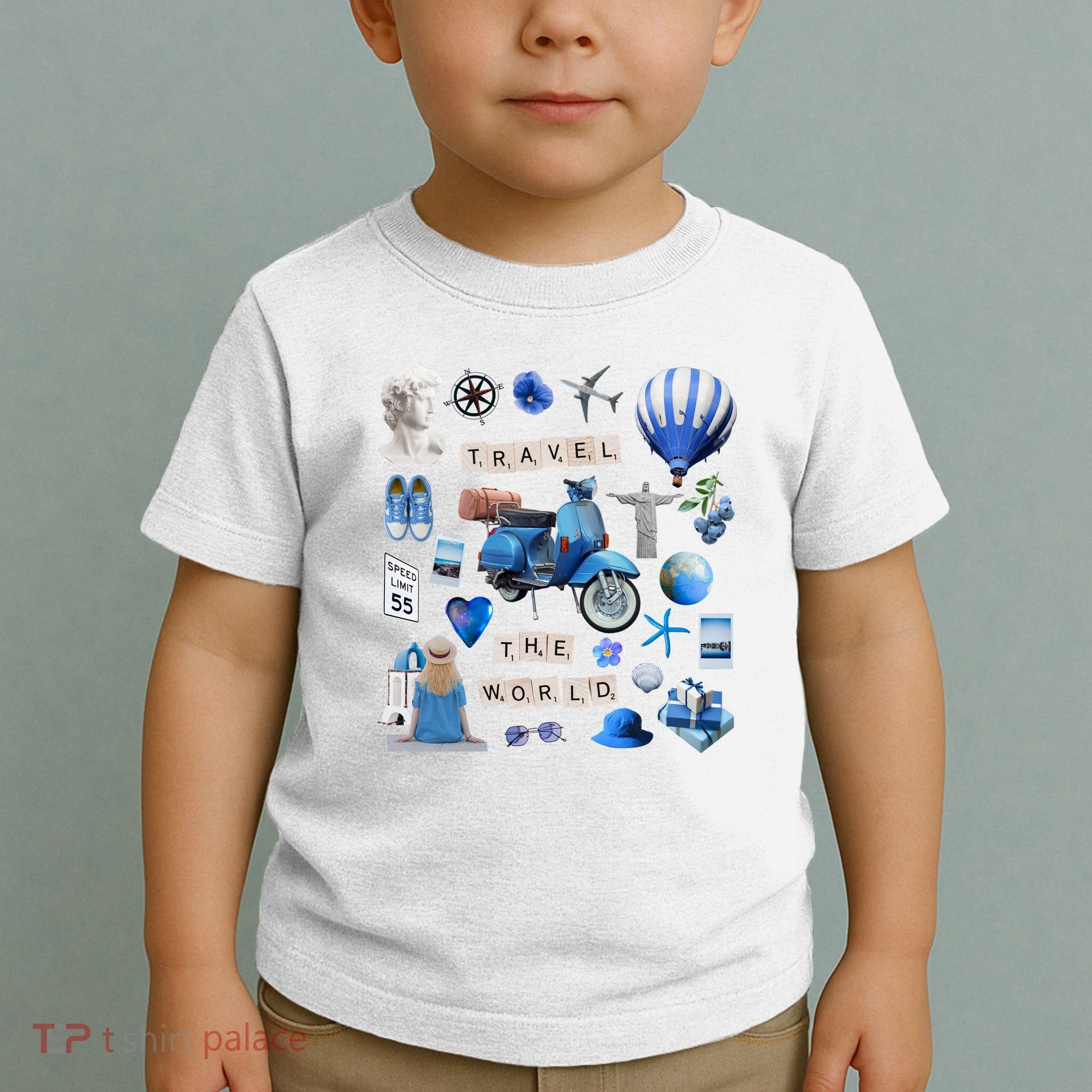 Travel The World Tourist Toddler T-Shirt