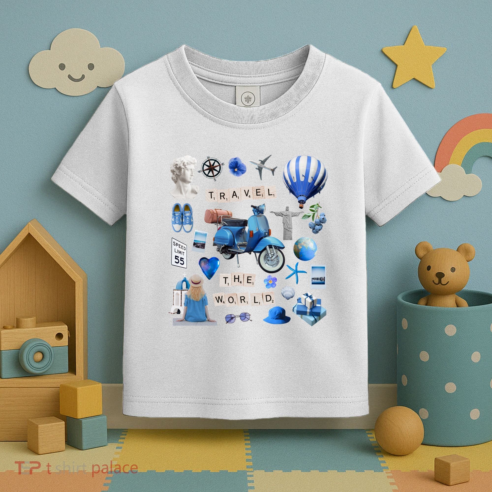 Travel The World Tourist Toddler T-Shirt