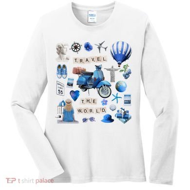 Travel The World Tourist Women's Long Sleeve Shirt