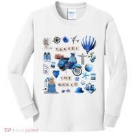 Travel The World Tourist Kids Long Sleeve Shirt thumb 0