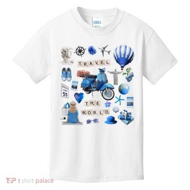 Travel The World Tourist Kids T-Shirt