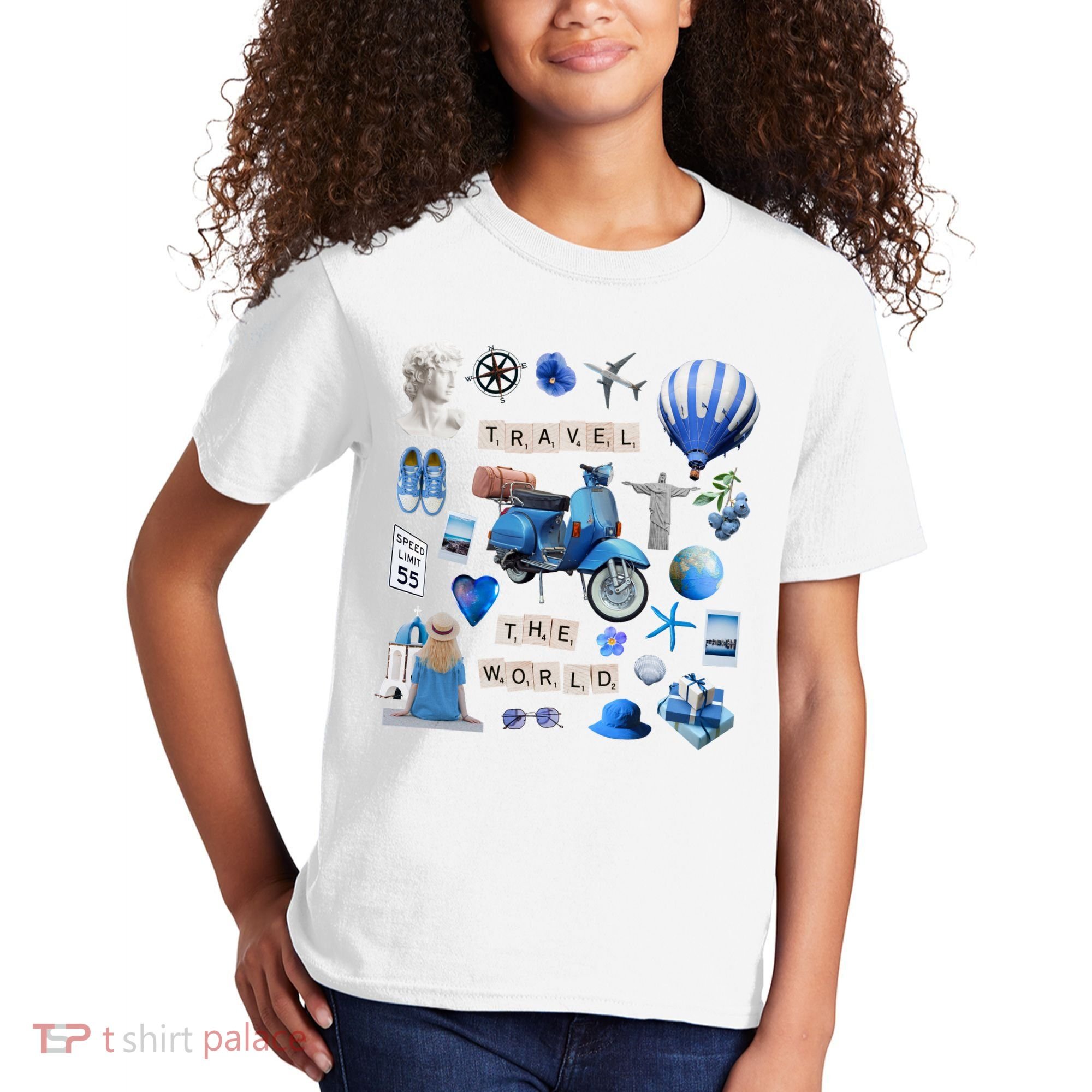 Travel The World Tourist Kids T-Shirt