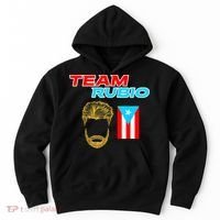 Team Rubio Baseball Puerto Rico Beisbol Los Nuestros Pride Hoodie thumb 0