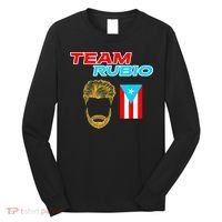 Team Rubio Baseball Puerto Rico Beisbol Los Nuestros Pride Long Sleeve Shirt thumb 0