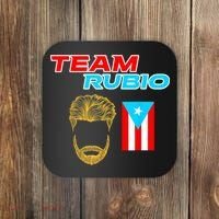 Team Rubio Baseball Puerto Rico Beisbol Los Nuestros Pride Coaster thumb 0