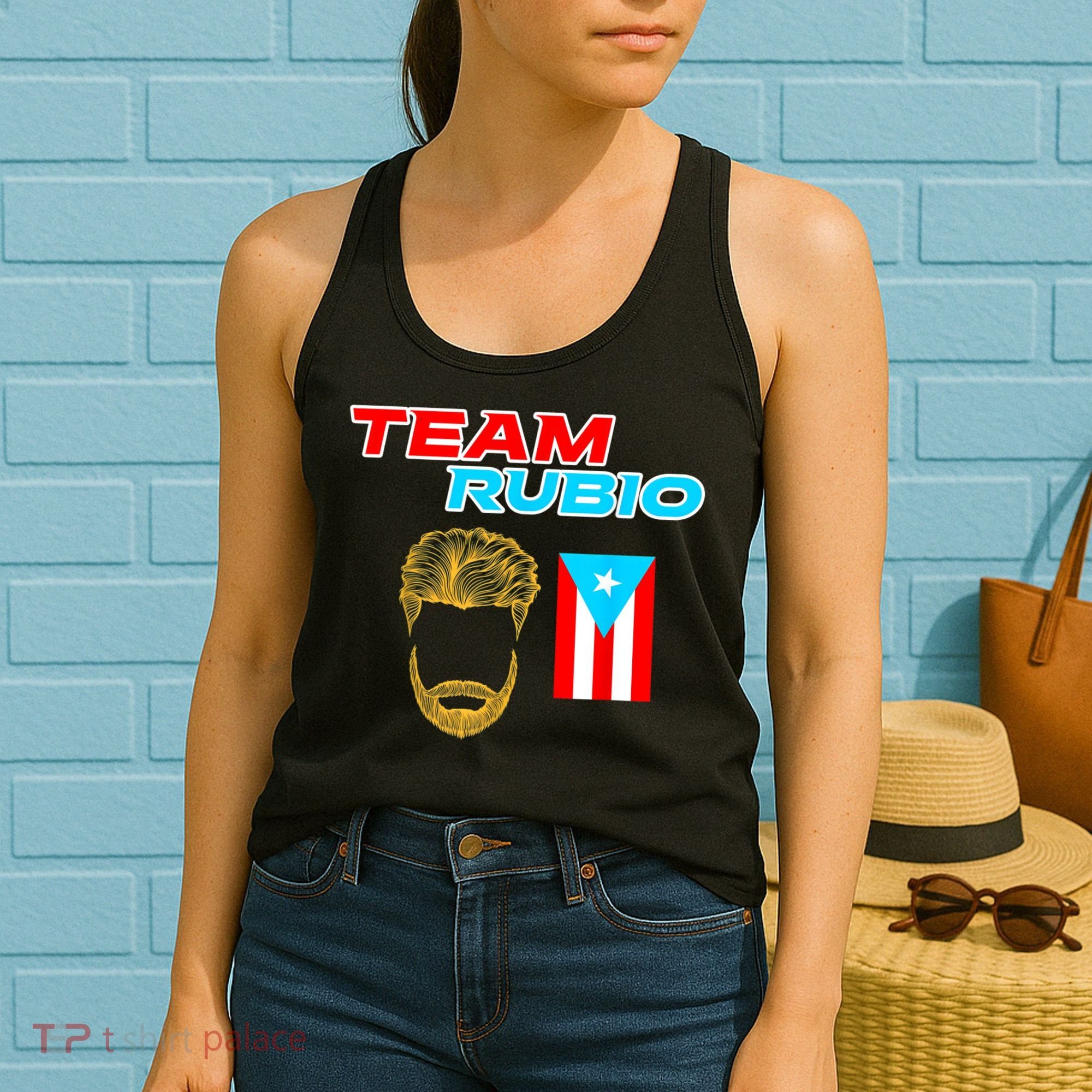 Team Rubio Baseball Puerto Rico Beisbol Los Nuestros Pride Women's Tank Top