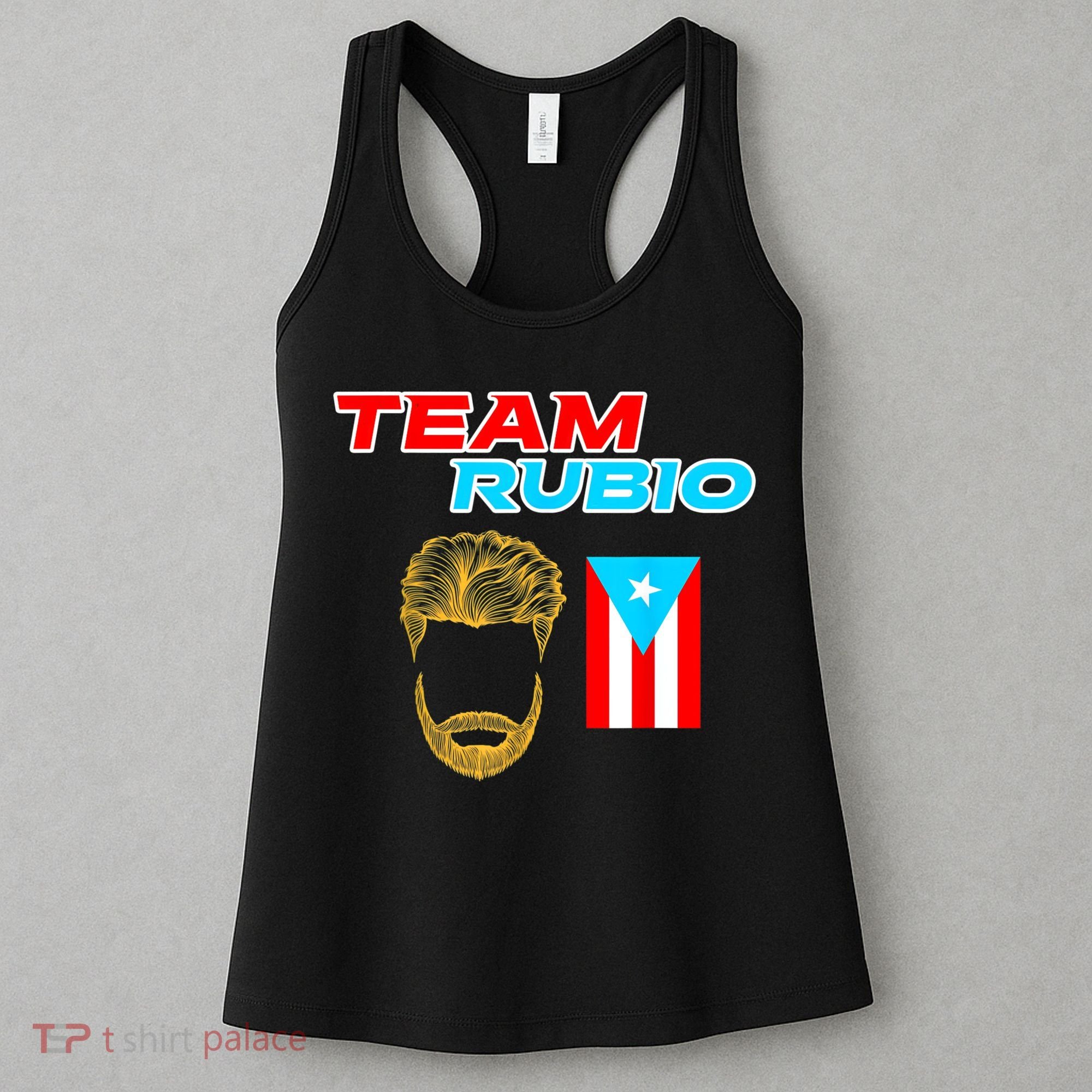 Team Rubio Baseball Puerto Rico Beisbol Los Nuestros Pride Women's Tank Top