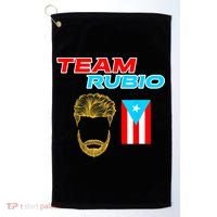 Team Rubio Baseball Puerto Rico Beisbol Los Nuestros Pride Golf Towel thumb 0