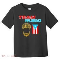 Team Rubio Baseball Puerto Rico Beisbol Los Nuestros Pride Toddler T-Shirt thumb 0