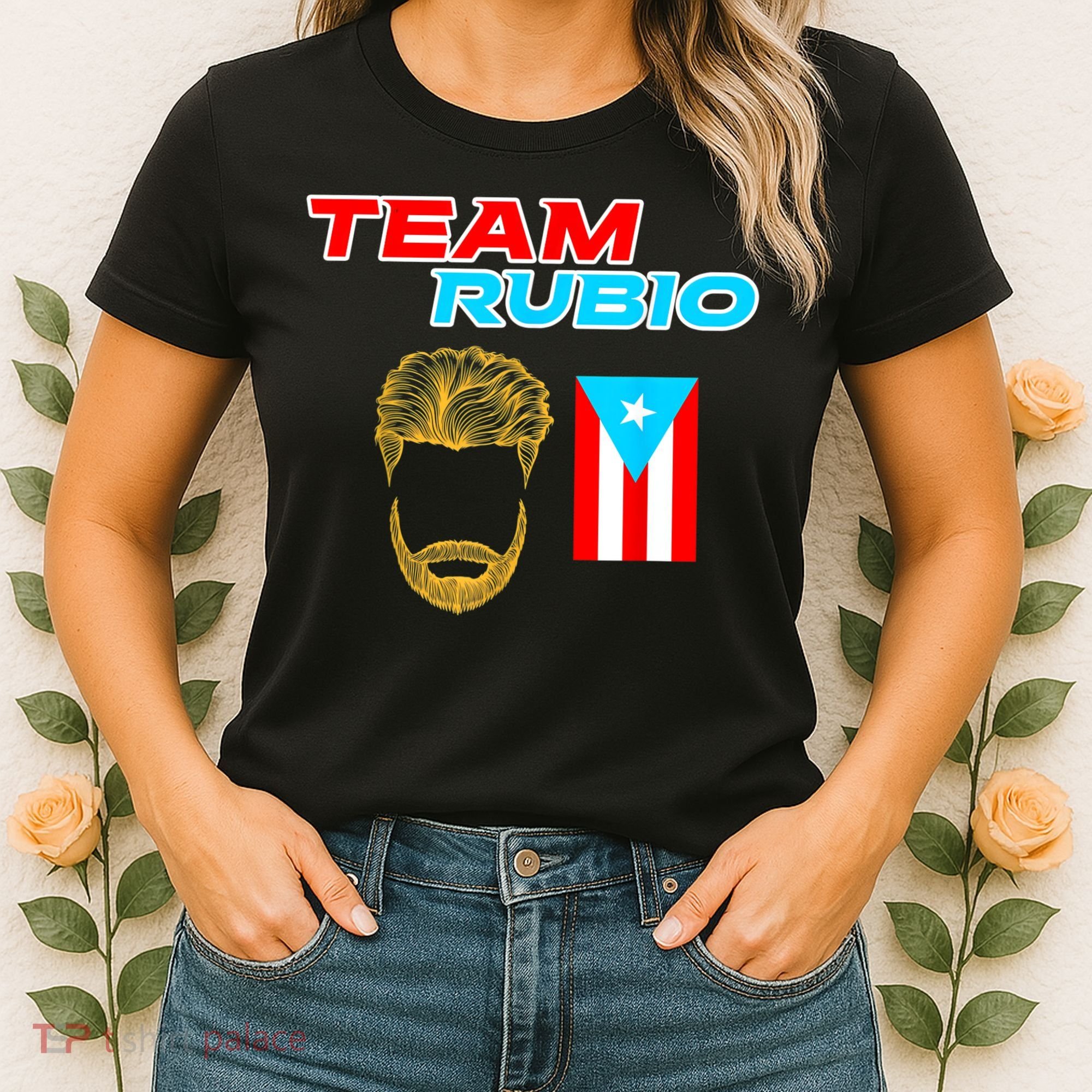 Team Rubio Baseball Puerto Rico Beisbol Los Nuestros Pride Women's T-Shirt