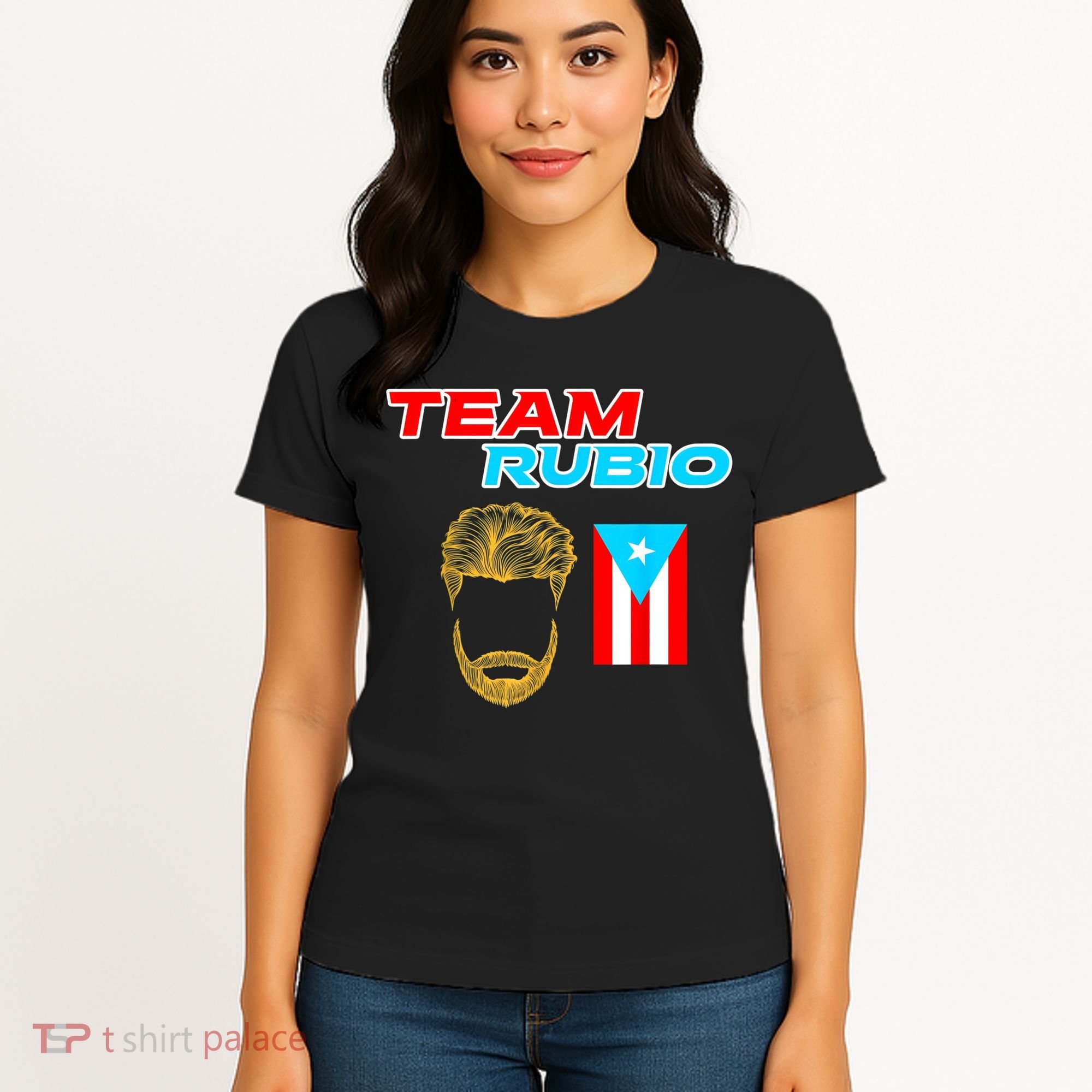 Team Rubio Baseball Puerto Rico Beisbol Los Nuestros Pride Women's T-Shirt