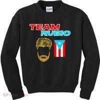Team Rubio Baseball Puerto Rico Beisbol Los Nuestros Pride Kids Sweatshirt thumb 0