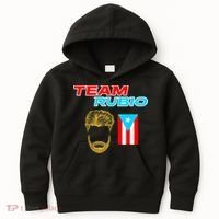 Team Rubio Baseball Puerto Rico Beisbol Los Nuestros Pride Kids Hoodie thumb 0
