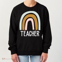 Teacher Rainbow Back To School Women's Sweatshirt thumb 0