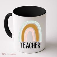 Teacher Rainbow Back To School Coffee Mug thumb 0
