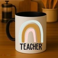 Teacher Rainbow Back To School Coffee Mug thumb 4