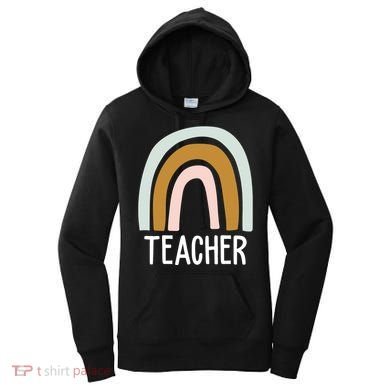 Teacher Rainbow Back To School Women's Hoodie