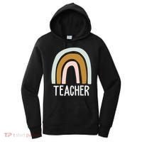 Teacher Rainbow Back To School Women's Hoodie thumb 0