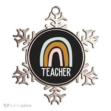Teacher Rainbow Back To School Ornament